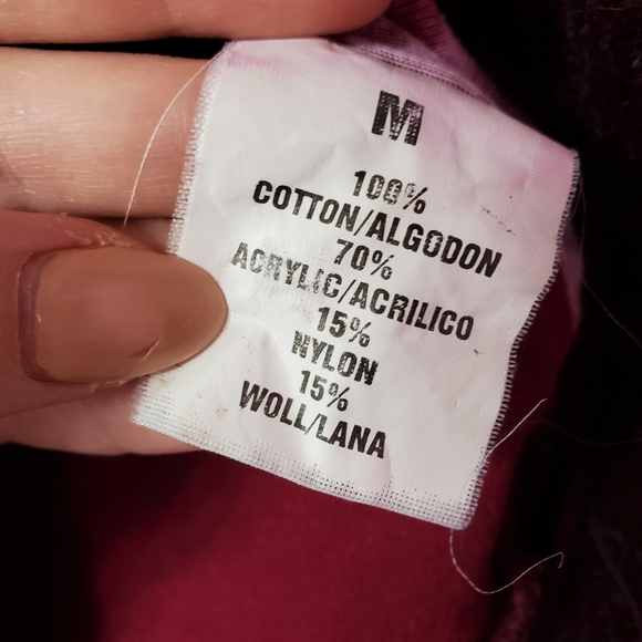 Brown/Burgundy Abstract Top - Picture 7 of 8